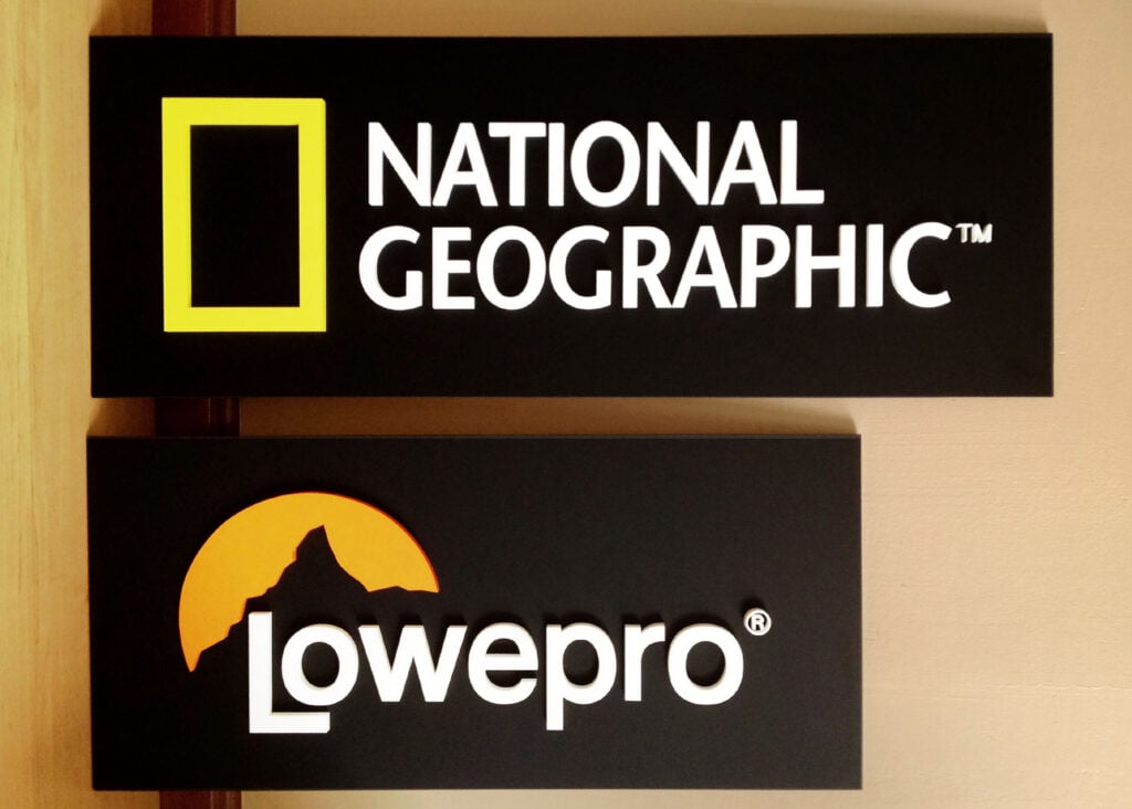 Portfolio photograph: Retail signage